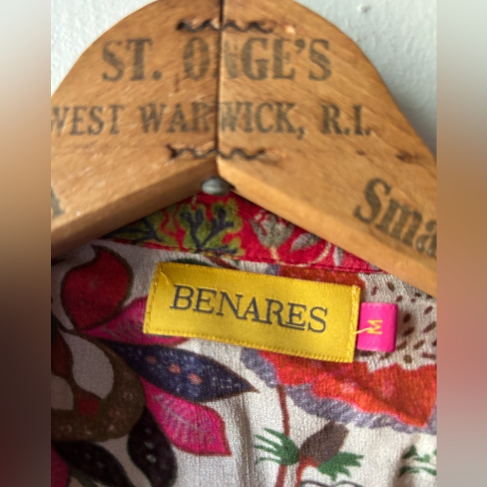 NWOT Benares Shirt/Dress Floral Tunic - Picture 3 of 11
